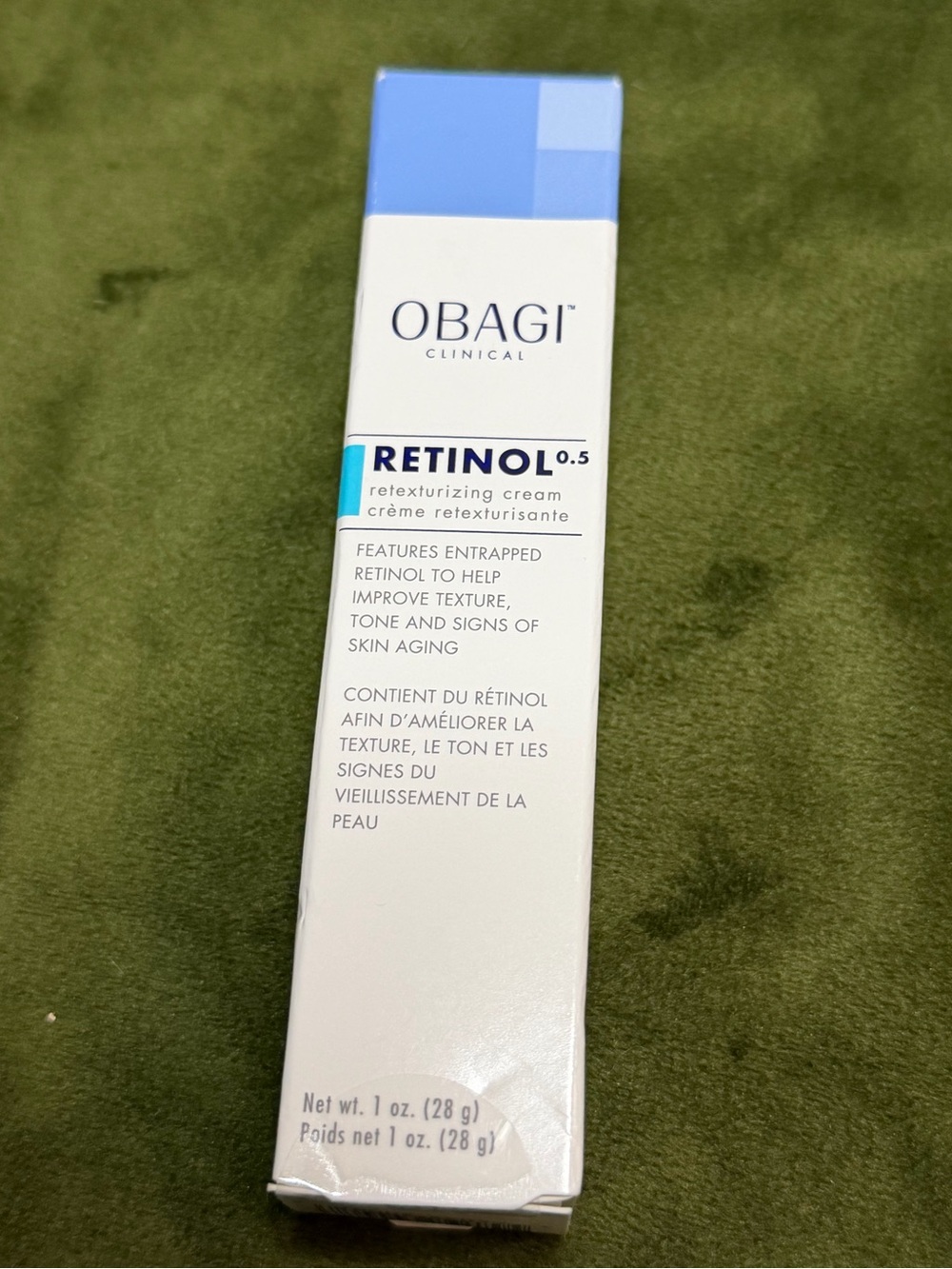 Obagi Retinol 1 ounce Retexturizing Cream 

$90 retail